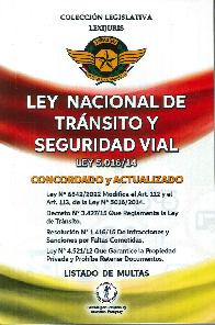 Ley Nacional de Trnsito y Seguridad Vial  Ley 5016/14