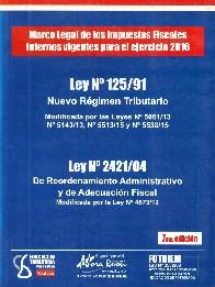 Ley N 125/91 Nuevo Rgimen Tributario y Ley N 2421/04 De Reordenamiento Administrativo DE BOLSILLO