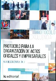 Protocolo para la organizaicn de actos oficiales y empresariales