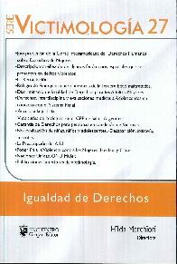 Victimologa 27. Igualdad de Derechos