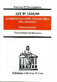 Ley N 1535/99 Administracin financiera del estado