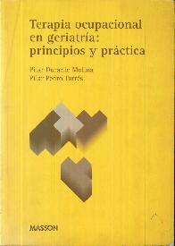 Terapia ocupacional en geriatra: principios y prctica