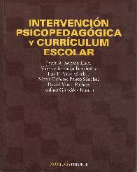 Intervencin psicopedaggica y currculum escolar
