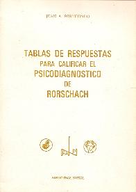 Tablas de respuestas para calificar el psicodiagnostico de Rorschach