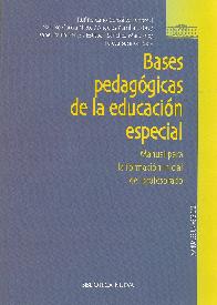 Bases Pedagogicas de la Educacion Especial