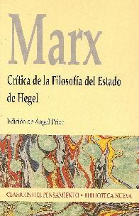 Critica de la filosofia del estado de Hegel. Marx