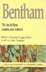 Bentham De los Delitos contra uno mismo