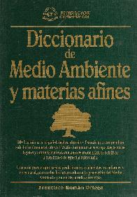 Diccionario de Medio Ambiente y materias afines