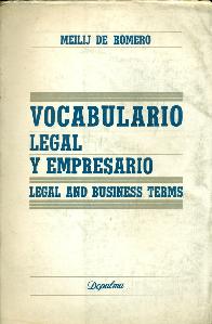 Vocabulario legal y empresario legal and business terms