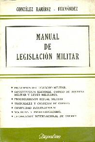 Manual de Lagislacion. Militar