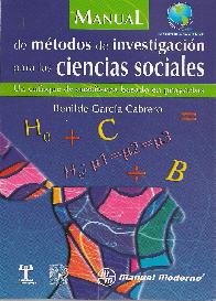 Manual de mtodos de investigacin para las Ciencias Sociales