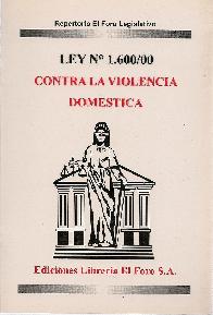 Contra la Violencia Domestica Ley 1600/00