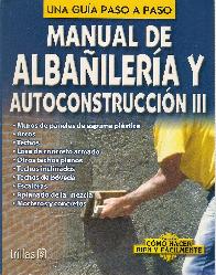 Manual de Albaileria y autoconstruccion III
