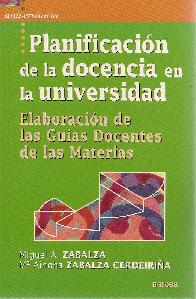 Planificacin de la docencia en la Universidad