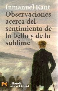 Observaciones acerca del sentimiento de lo bello y de lo sublime