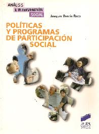Politicas y Programas de Participacion Social