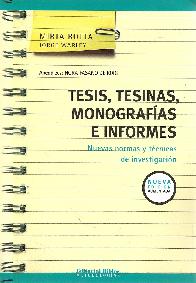 Tesis, Tesinas, Monografas e Informes