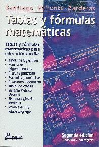 Tablas y Formulas Matematicas