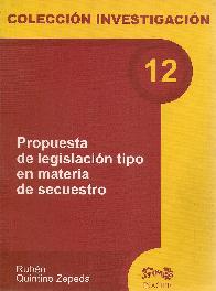 Propuesta de legislacin en materia de secuestro 12