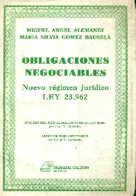 Obligaciones negociables