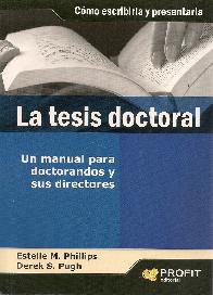 La tesis doctoral