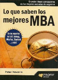 Lo que saben los mejores MBA