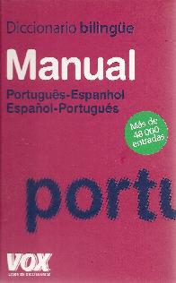 Diccionario Bilingue Manual Portugues Espanhol Espaol Portugues