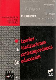 Teoria e instituciones contemporaneas de educacion