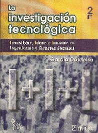 La investigacion tecnologica