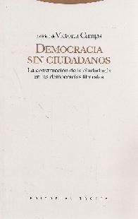 Democracia sin ciudadanos