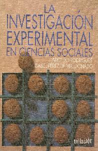 La Investigacin experimental en ciencias sociales