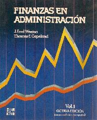 Finanzas en administracion vol 1