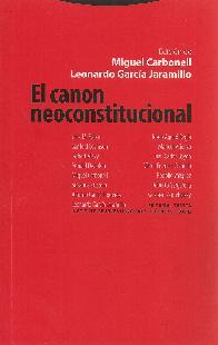 El canon neoconstitucional