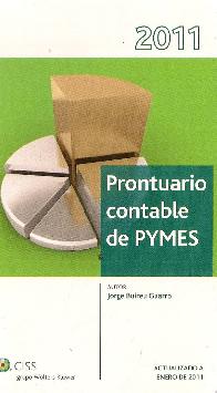 Prontuario contable de PYMES 2011