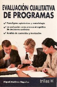 Evaluacion cualitativa de programas, paradigmas epistemicos y metodologia, evaluacion como proceso