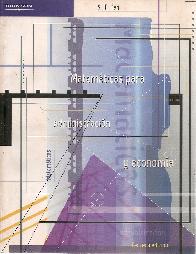 Matemticas para administracin y economa