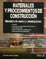 Materiales y procedimientos de construccion Mecanica de suelos y cimentaciones