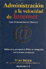 Administracin a la velocidad de Internet