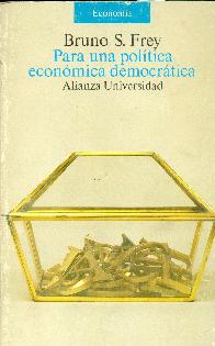 Para una politica economica democratica