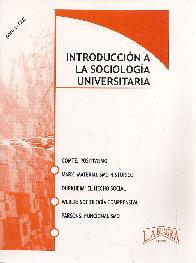 Introduccin a la Sociologa Universitaria