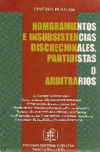 Nombramientos e insubsistencias discrecionales, partidistas o arbitrarios