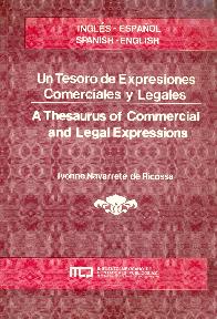 Un tesoro de expresiones comerciales y legales ingles espaol