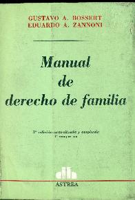 Manual de derecho de familia