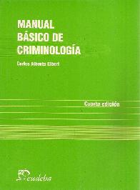 Manual básico de criminología