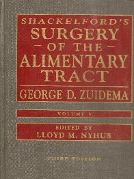 Shackelfords Surgery of the Alimentary Tract Vol V