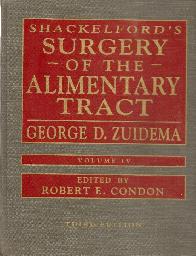 Shackelfords Surgery of the Alimentary Tract Volume IV