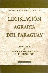 Legislación Agraria del Paraguay 