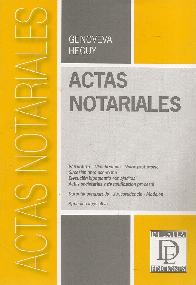 Actas Notariales