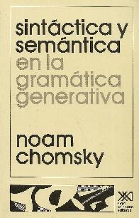 sintctica y semntica en la gramtica generativa