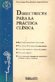 Directrices para la practica clinica